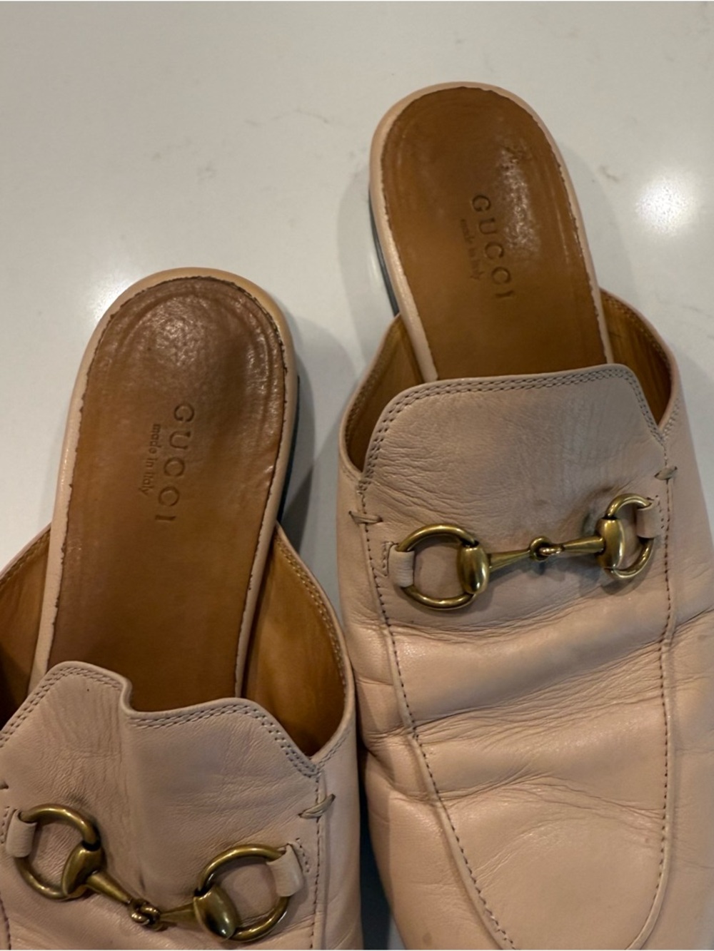 Gucci Princetown Mules Size 37 Pink - Picture 4 of 8
